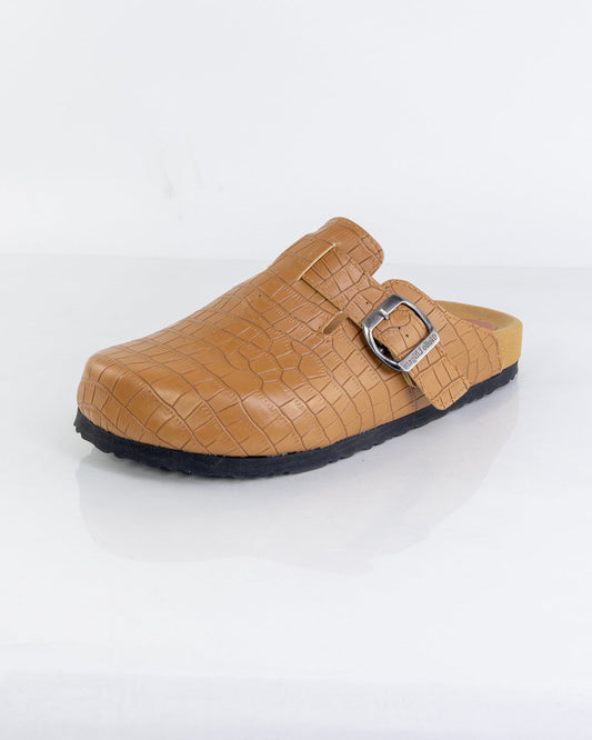 Zuecos Boston Croco